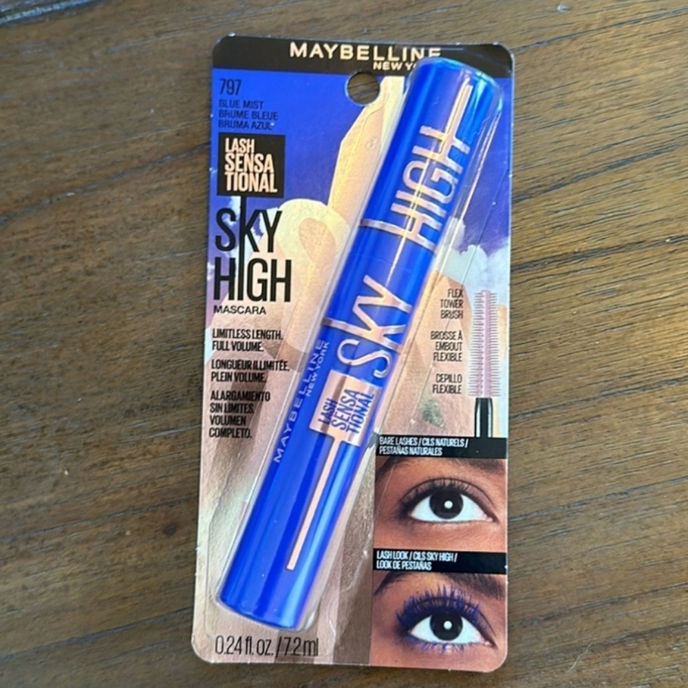 Maybelline Sky High Lash Sensational Mascara Blue Mist New In Box